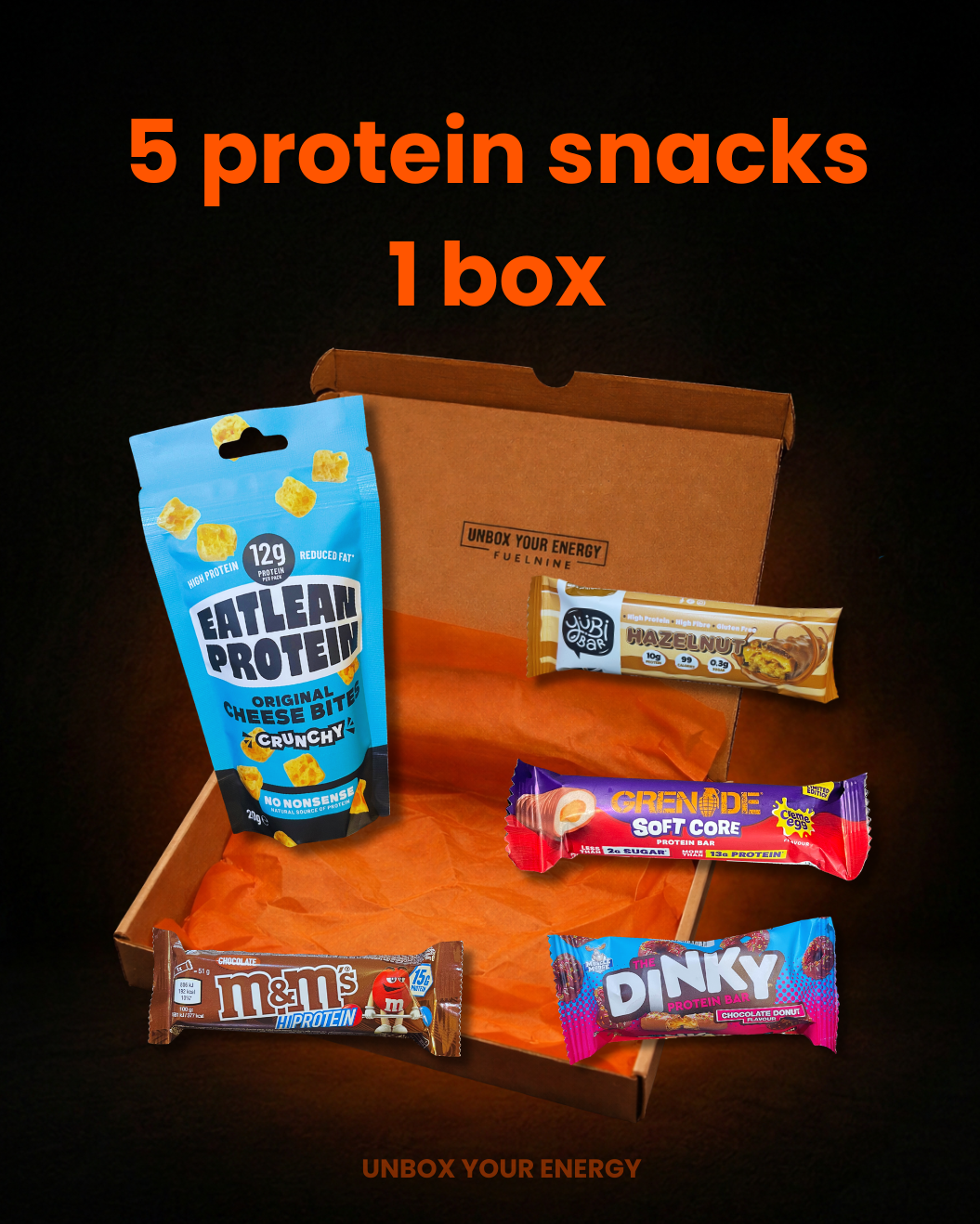 Power Box Lite - 5 Protein Snacks