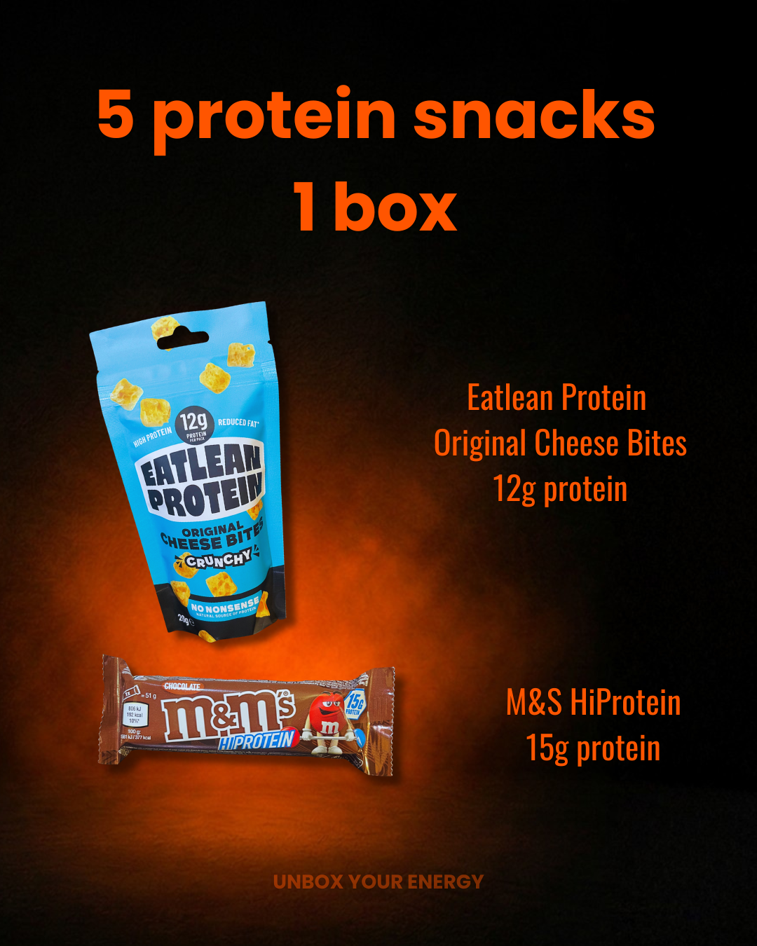 Power Box Lite - 5 Protein Snacks