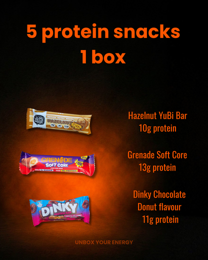 Power Box Lite - 5 Protein Snacks