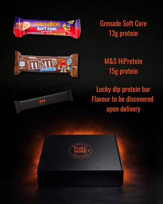 FuelNine Power Box - 9 protein snacks
